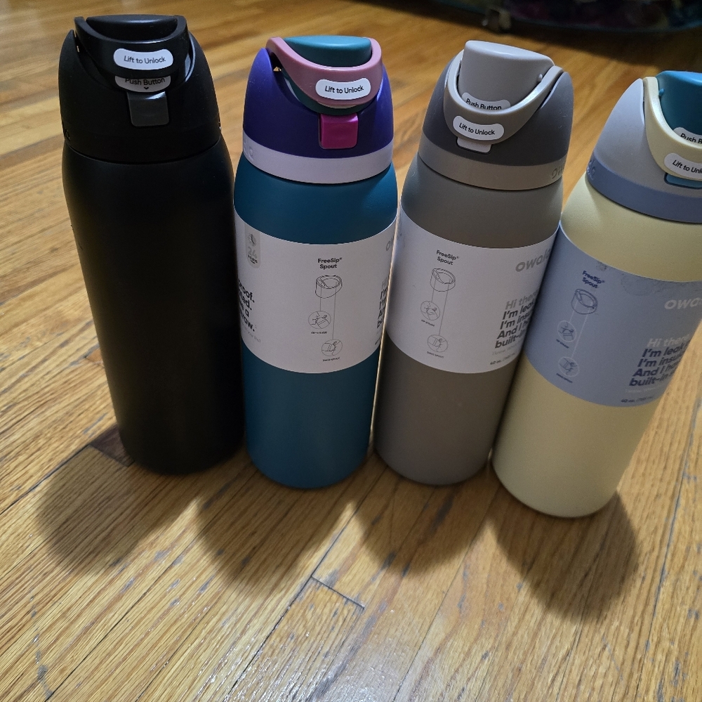 Owala Water Bottle - Black, Teal, Gray, Cream...$40.00 For Each